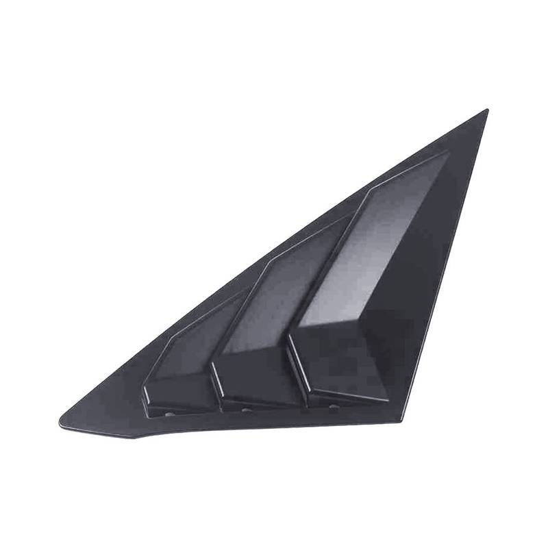 1 Pair Rear Side Quarter Window Louver Cover Trim Black ABS Fit for Acura Integra -2024