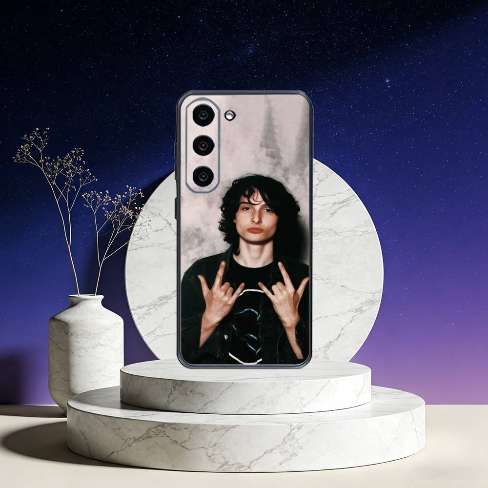 Actor Finn Wolfhard Phone Case For Samsung Galaxy A73,A72,A71,A70,A53,A52,A51,Others Soft Black Cover