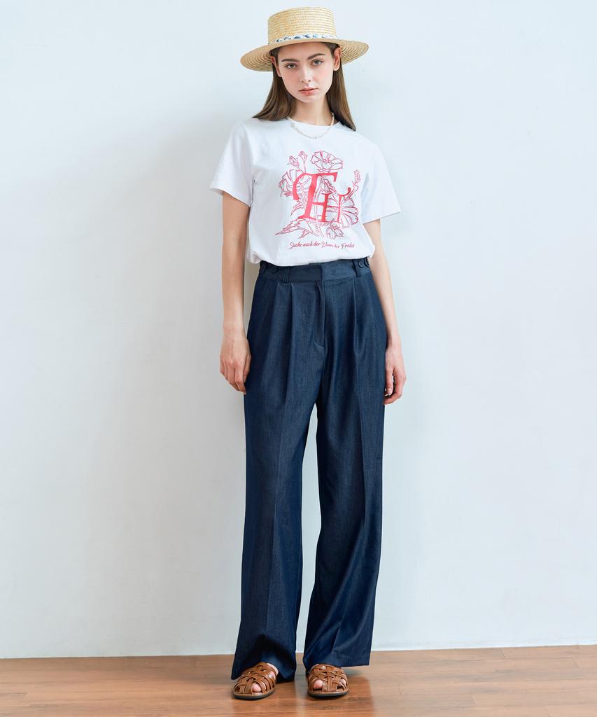 THEFRHT Flower Logo T-Shirt (White)