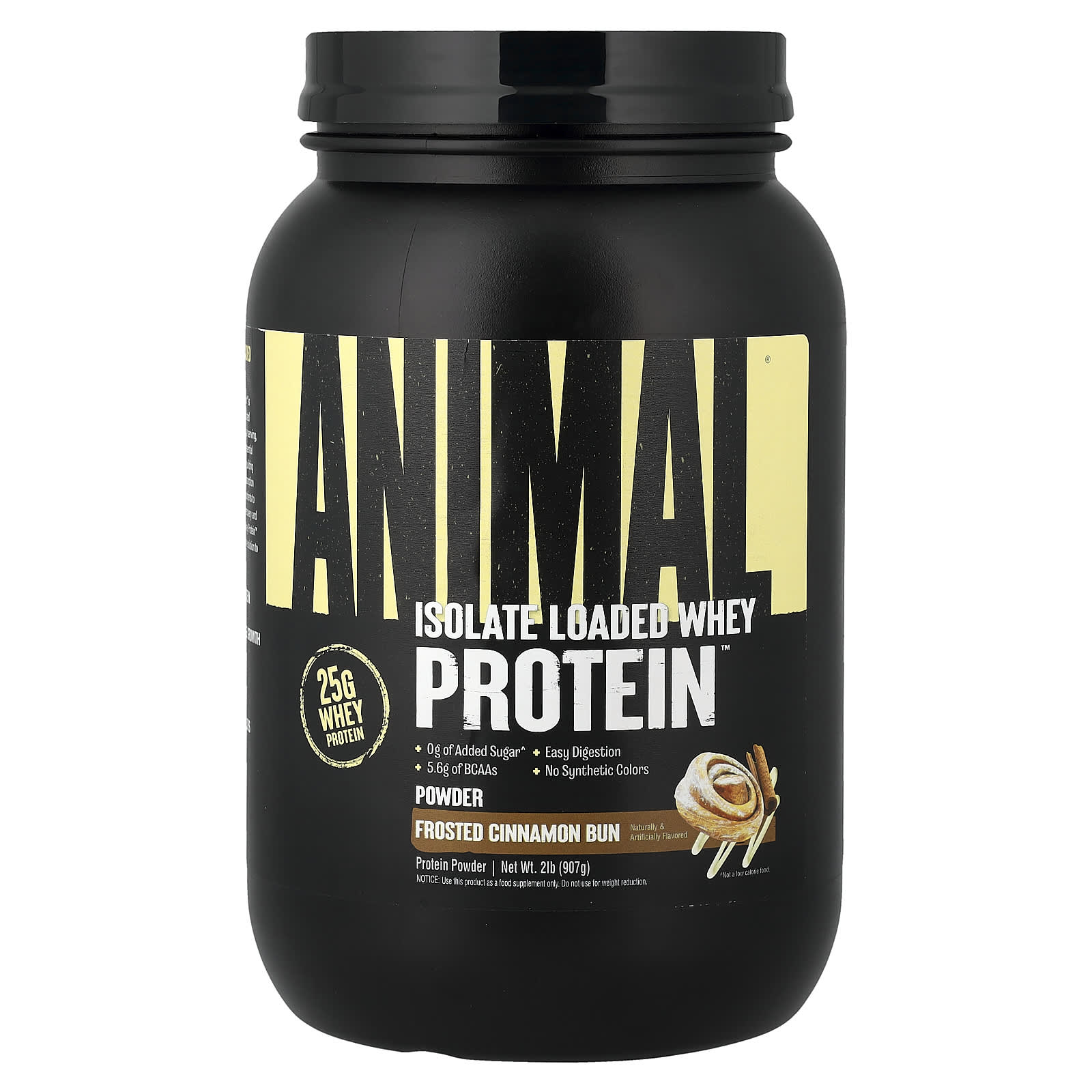 

Animal, Isolate Loaded Whey Protein™ Powder, Frosted Cinnamon Buns, 2 lb (907 g)