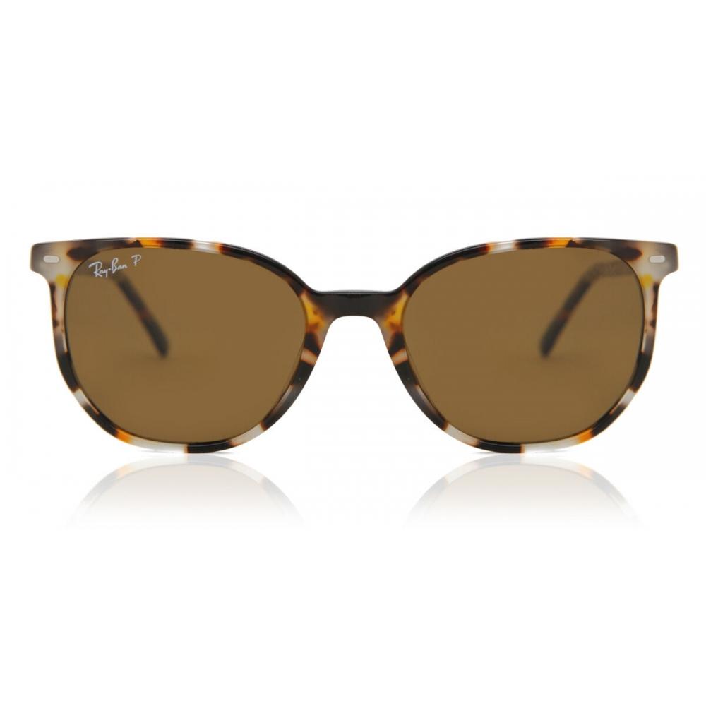 

Солнцезащитные очки унисекс Ray Ban Rb2197 Elliot Polarized 135757 Tortoise Brown Grey/52