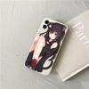 Cartoon Girl Japanese Anime Silicone Case For Iphone 11 14 Pro Max 13 12 Mini Xr Xs Max X 8 Plus 7 Se 2 Se 3 6s Phone Back Cover