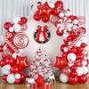 127pcs Christmas Balloon Garland Set, Suitable for Holiday Parties, Classroom Celebrations and Birthday, Anniversary Decoration
