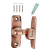 90/180 Degree Barn Door Locks Zinc Alloy Flip Safety Door Lock Antitheft Buckle Door Bolt Safety Sliding Barn Door Lock