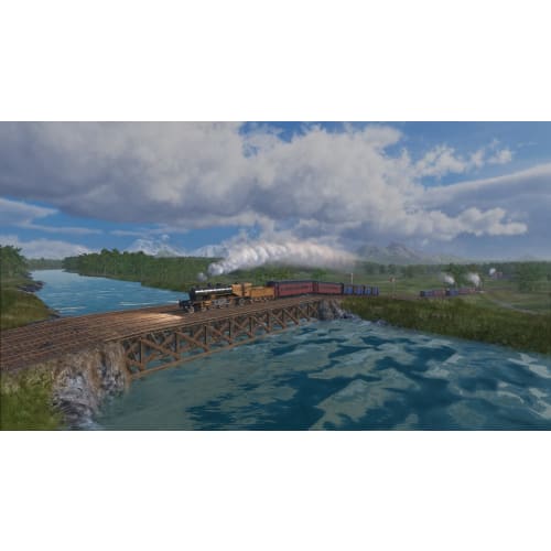 railway empire 2 deluxe edition -ps5 [bonus] in-game content dl code flyer  skin  included