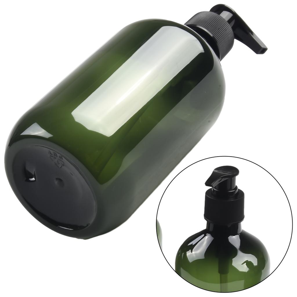 4pcs 500ml Bathroom Soap Dispensers Reusable Hand Pump Dispenser Shower Gel Lotion Shampoo Re-fillable Bottle Containers
