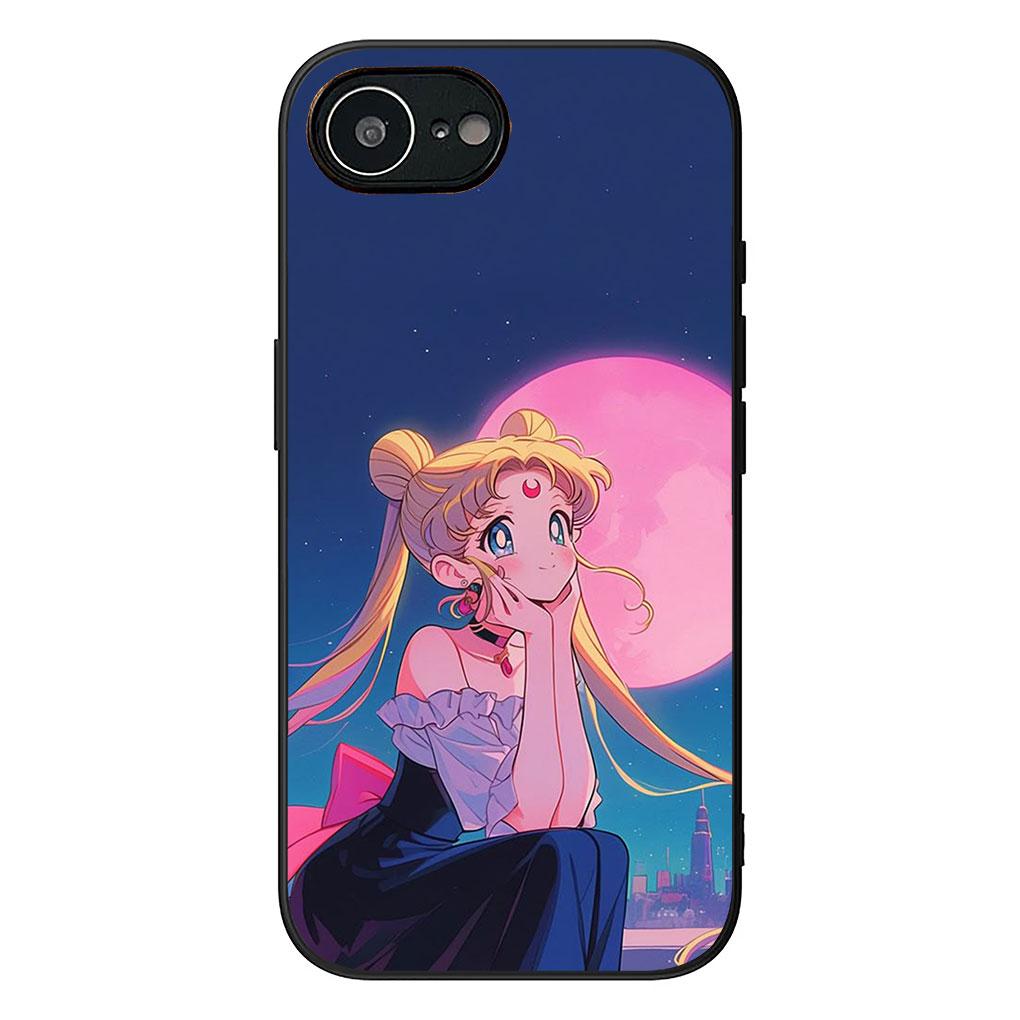 S-Sailors Wallpaper Moon Phone Cover for Motorola Moto Edge 50 30 Fusion 40 NEO Ultra Pro E14 G20 E15 G35 G84 G13 G53 Soft Case