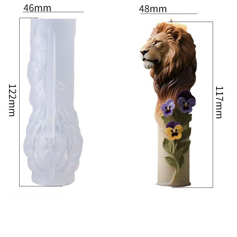 Силиконовая форма для свечи «Готическая кобра» DIY Ароматерапия Гипс Капельная смола Форма для домашнего декора