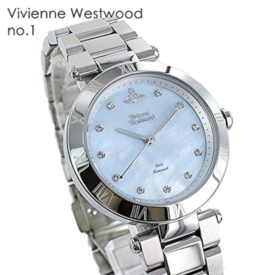 Pink Gold Silver Bracelet Watch with Shopper VV206 Wristwatch [Vivienne Westwood] Women's (no.1 VV206BLSL) [item]