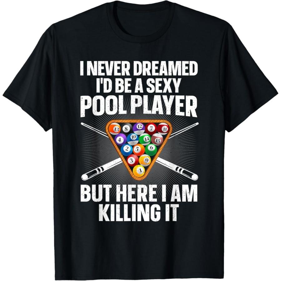 Funny Pool Art For Men Women Billiards Lover Pool Player T-Shirt(6) XXXXXL чёрный