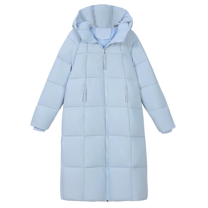 Fashion Woman Winter Long Coats Hooded Loose Thick Warm Parkas Casual Women's Jackets