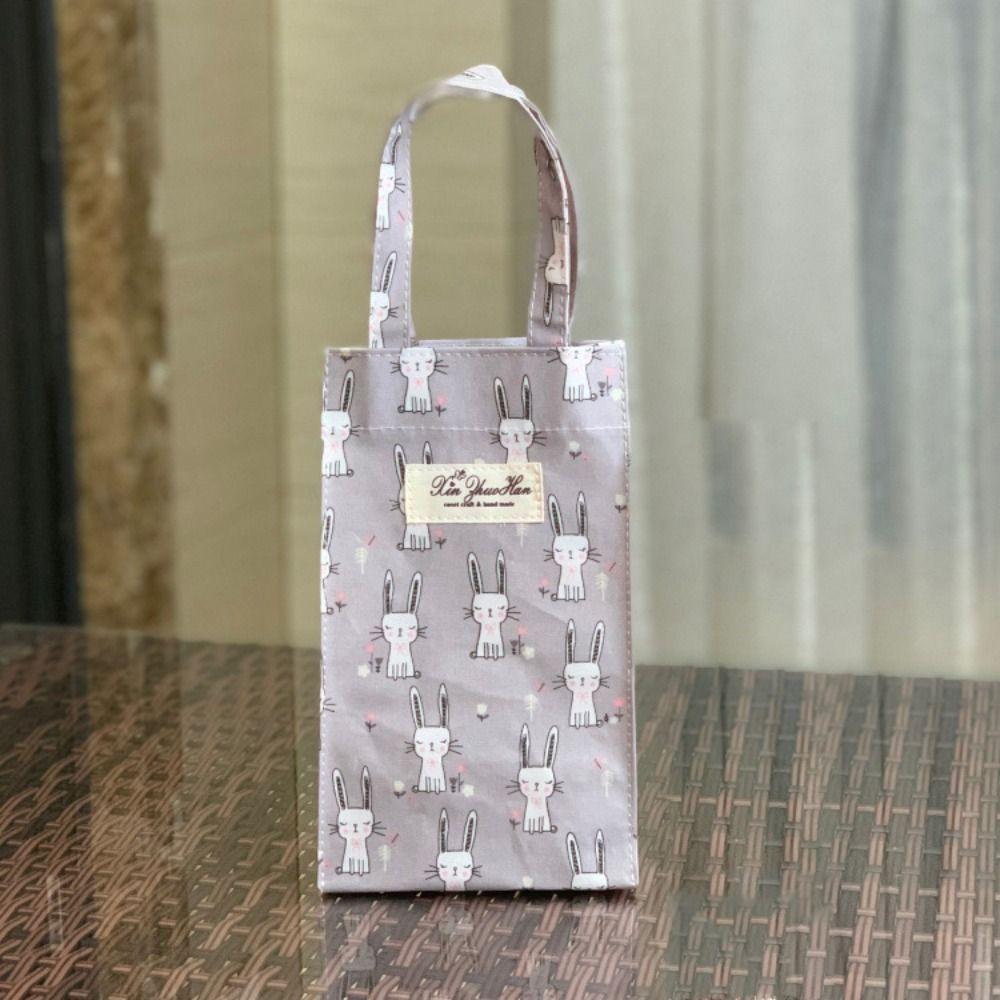 Hand Carrying Water Bottle Handbag Oxford Umbrella Bag Portable Insulated Cup Holder