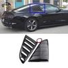Ford Mustang 2015-2017 Gloss Black Rear Side Window Louvers