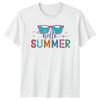 Hello Summer Unisexs TShirt Vacation Seasonal Gift For Her