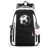 Fashion Soccer Ball Print Backpack for College Student Outdoor Travel Backpack Women Men Laptop Rucksack Teen Casual School Bags