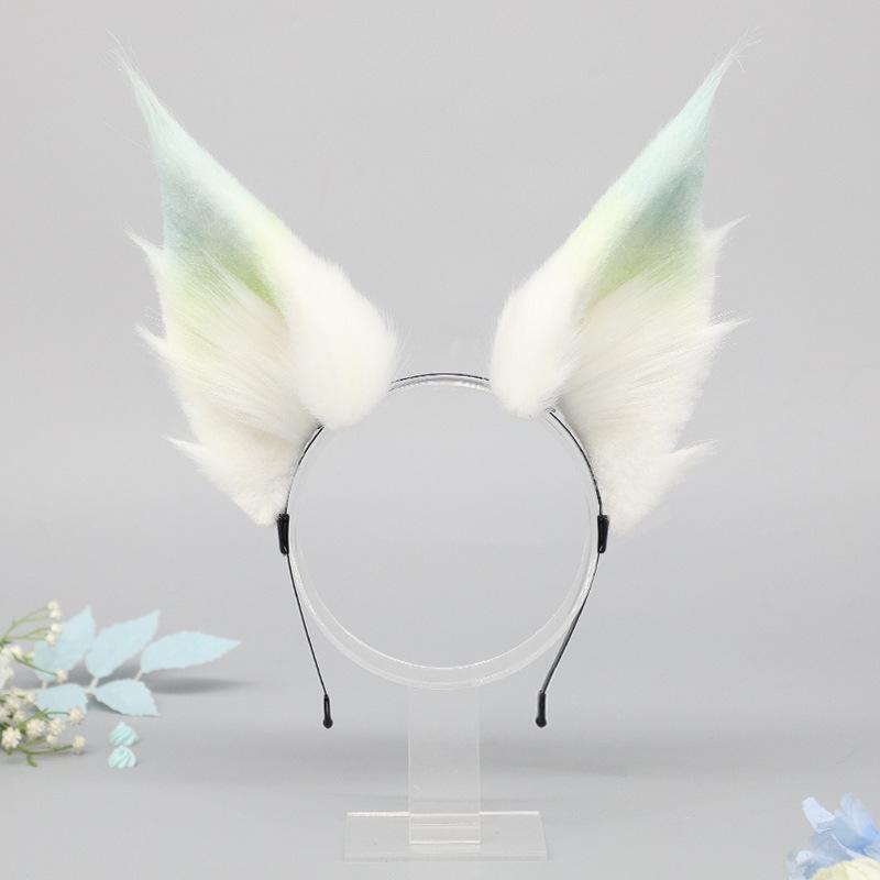 Plüsch Niedliches Tier Fuchs Katzenohr Stirnband Cosplay Kopfbedeckung Cartoon Haaraccessoires für Bühnenauftritt Comic-Con Party