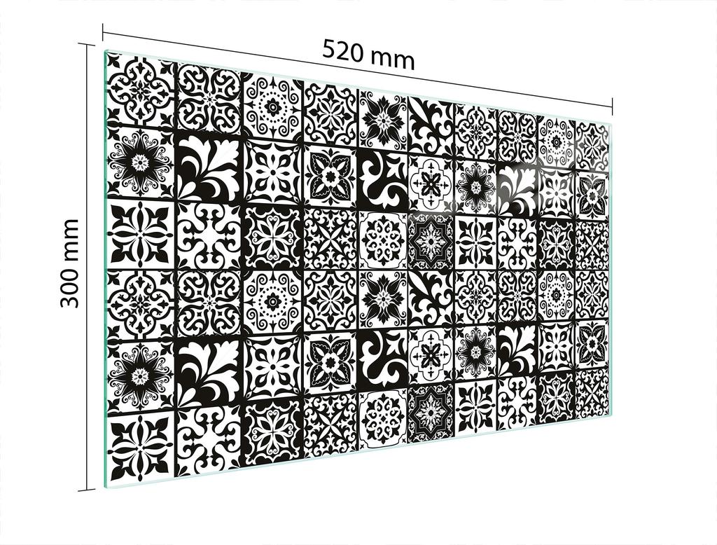 SZKLANA DESKA DO KROJENIA 52x30 MOZAIKA