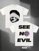 Loose Pure Cotton T-shirt Cartoon Pattern Printing Front Back Large-sized Fashionable T-shirt Suitable Both Men and Women Y2K