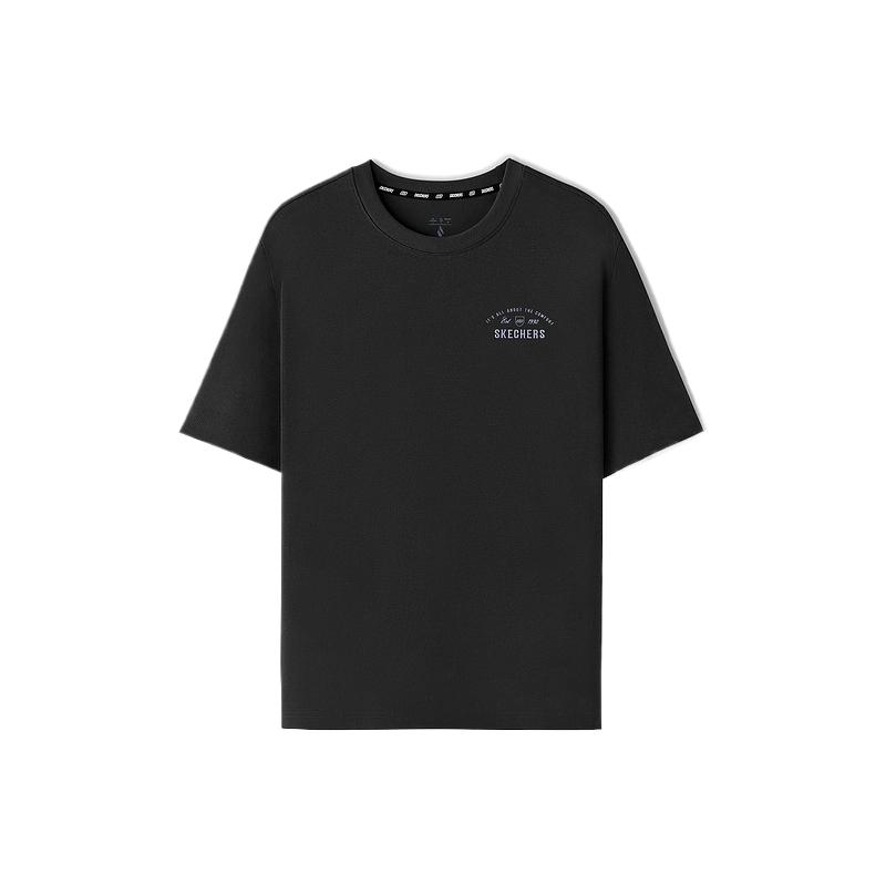 Skechers Breathable Round Neck Pullover Short Sleeve T-Shirt Men tops L126M017-0018 S