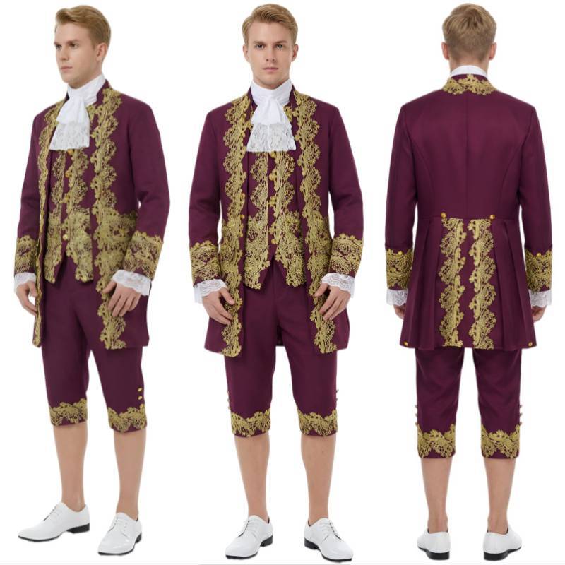 Palace Prince Embroidered Cosplay Costume For Anime Stage Performance