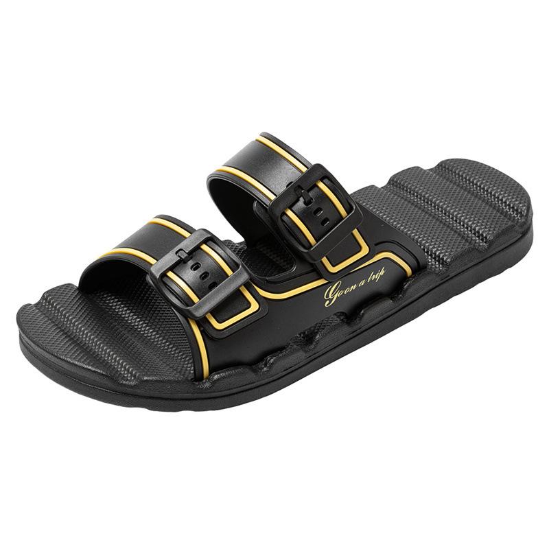 

Мягкие и удобные амортизирующие тапочки, летняя новая повседневная мужская обувь, нескользящие износостойкие быстросохнущие домашние тапочки 4647