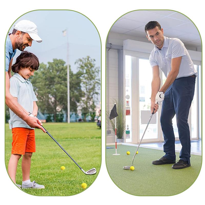 2~10pcs Practice Foam Golf Balls Yellow Indoor Sports Soft Ball Durable Suitable for Beginners Backyard Outdoor Training TMZ