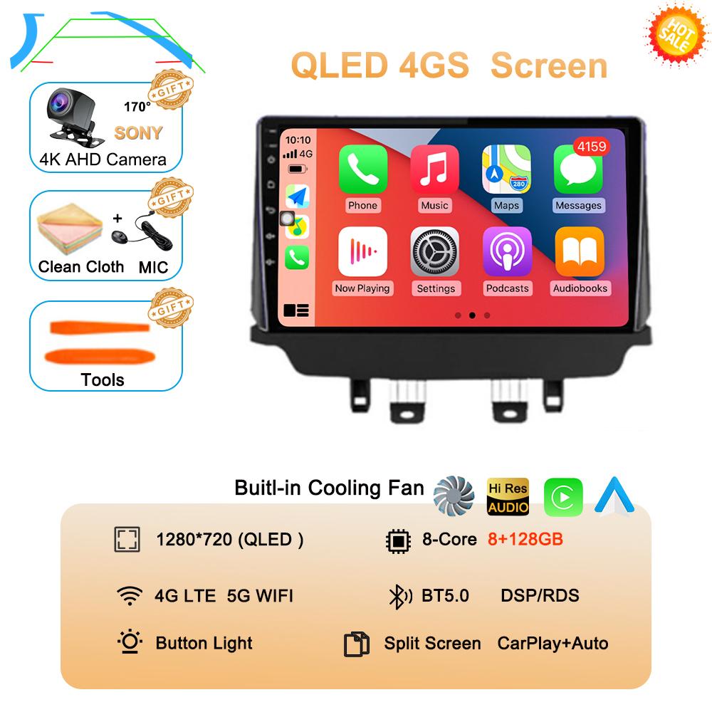 Car Radio Android 14 For Mazda CX-3 CX3 Mazda 2 DK 2014 - 2021 Multimedia Video Player QLED GPS Navigation Wireless Carplay Auto
