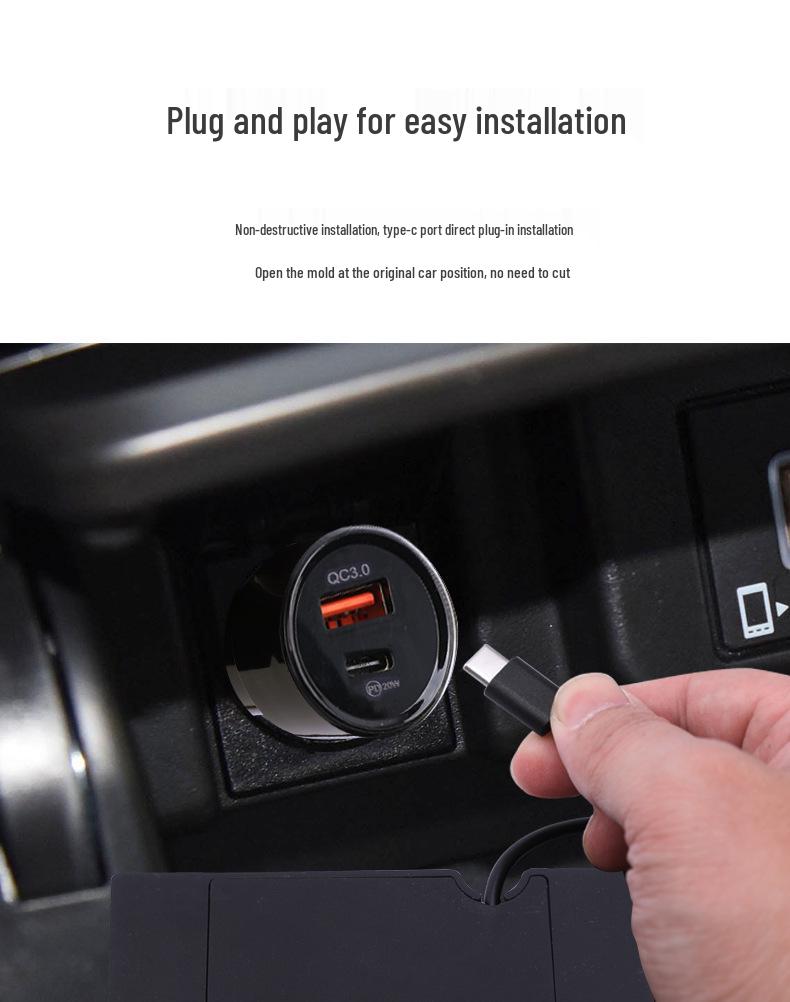 Odyssey Wireless Charger & Storage Box for Elysion: Console Decorative Car Accessory.