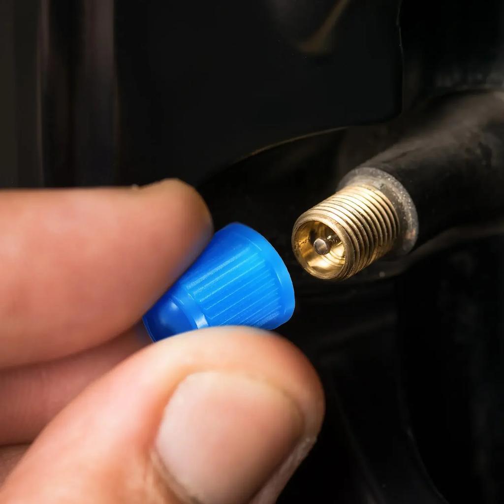 100pcs Car Tire Valve Plastic Black Bike Tyre Valve Caps with O Seal Ring Dome Shape Dust Valve for Car Bicycles Motorcycles