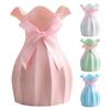 Style High Strength Shatterproof Simulation Dried Flower Arrangement Modern Vase Desktop Decor