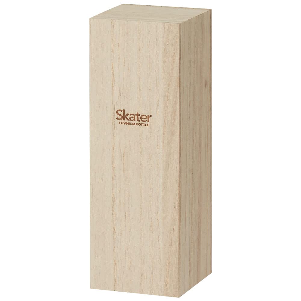 Skater Ultra Light Titanium Mug Bottle 500ml Basic in Wooden Box TMB5-A
