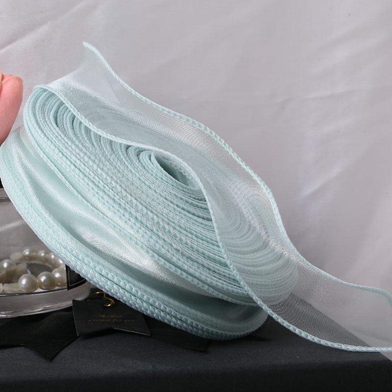 Curled Fish Tail Yarn Ribbon - 50 Yards Wavy Edge for Cake & Flower Decoration