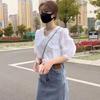 Women's Tencel Puff Sleeve Doll Collar Blouse - Summer 2024