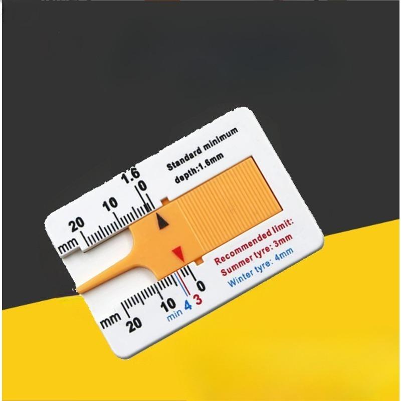 1pc Durable Tire Pattern Depth Gauge/Portable, Compact, Suitable for Cars, Motorcycles, Trucks, Trailers/Essential Safety Tool