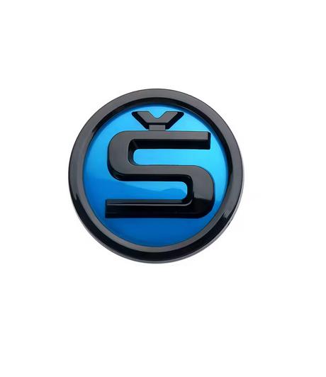 8/9/10cm Emblem Car Front Hood Badge Rear Trunk Sticker for Skoda Octavia Rapid Fabia S Logo A7 Superb KAMIQ Accessories