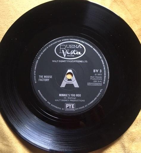 7inch Record MOUSE FACTORY / DONALD DUCK - Minnie's Yoo Hoo BV3PROMO Buena Vista Rec UK Children's Used