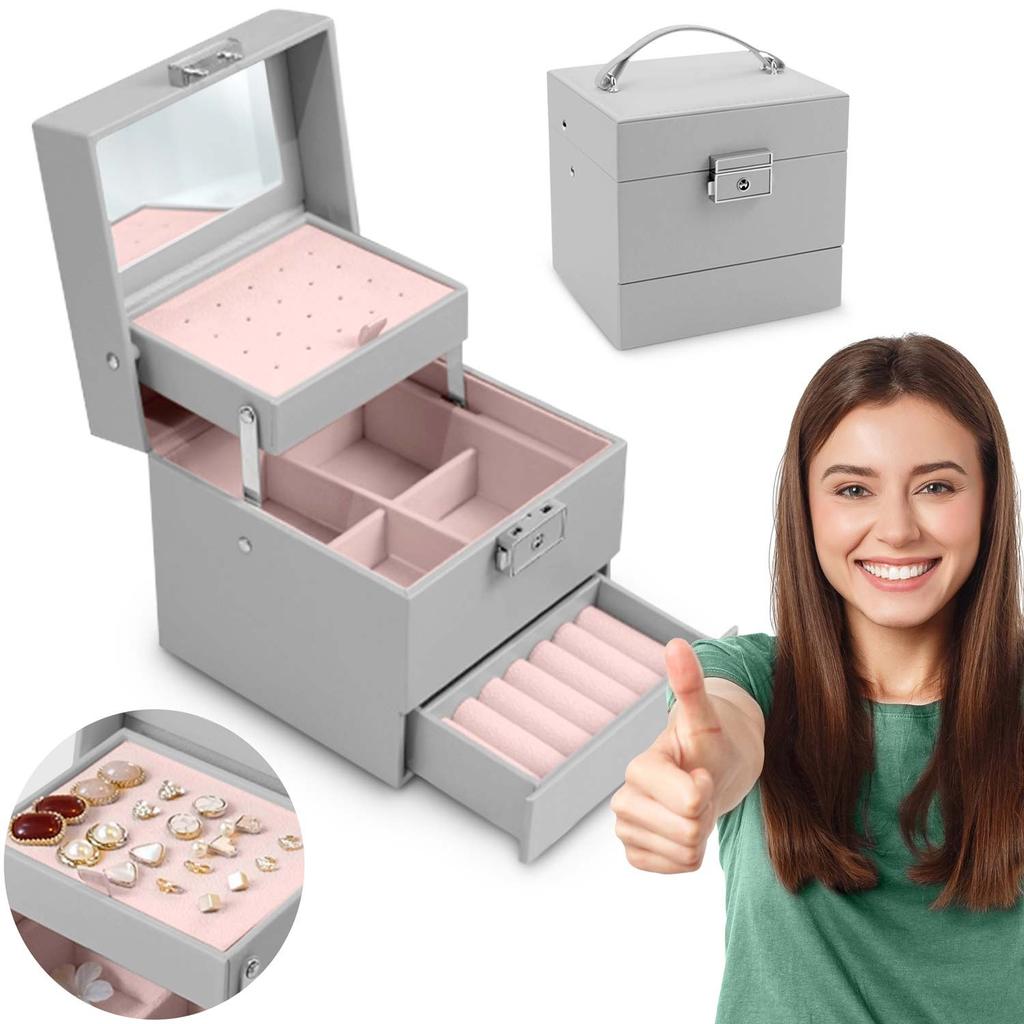 Jewelry Box Ms-703 Massido - Gray
