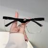 Oversized Cat Eye Glasses Women Fashion Blue Light Blocking Optical Frames  New Ins Trendy Brand Design Eyeglasses