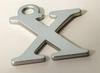 DIY Jewelry Accessories: 26 Alphabet Titanium Steel Pendants for Bracelets, Necklaces, Handmade Charms