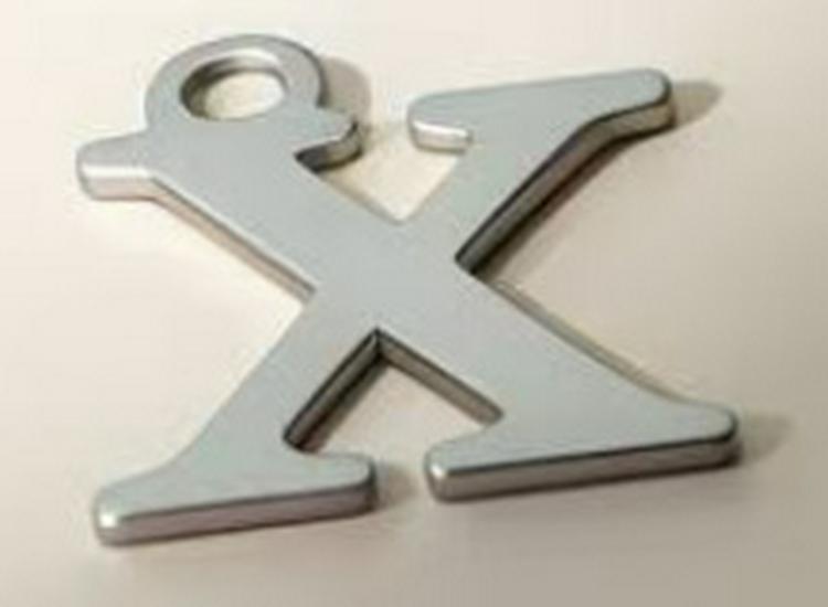 DIY Jewelry Accessories: 26 Alphabet Titanium Steel Pendants for Bracelets, Necklaces, Handmade Charms