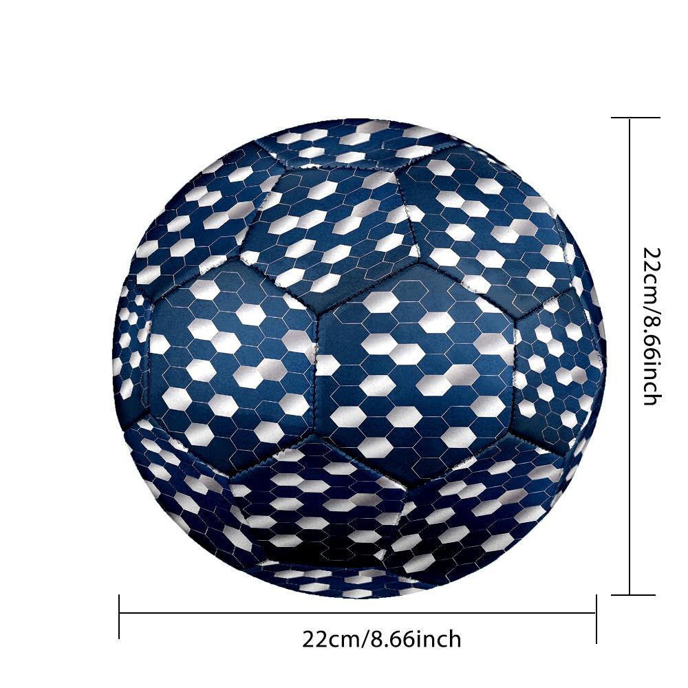 1pc Hexagonal Size 5 Soccer Ball Professional Lightweight Durable Match Training Football Indoor &Outdoor Sports BallTraining Ball Y2