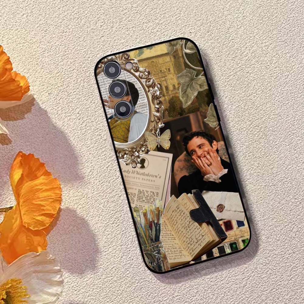 Funda de Teléfono del Actor Jonathan B-Bailey Para Samsung Galaxy A73,A72,A71,A70,A53,A52,A51,Otros Funda Negra Suave