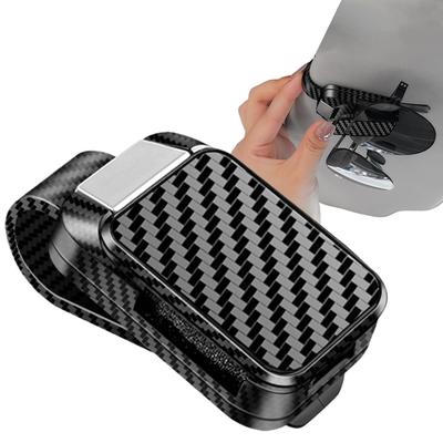 [Pommyyn] Sun Visor Sunglasses Holder Clip | Multi-functional Sunglasses Holder - Car Accessory Organizer