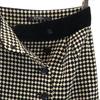 LIMI Feu Made In Japan Houndstooth Pattern Midi Skirt S Black Etc Women Used