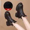 Small thick-soled Martin boots women's new autumn and winter retro versatile Chelsea short cotton boots