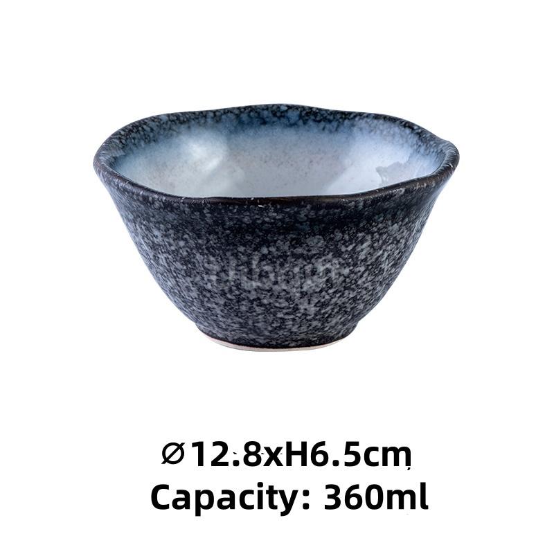 5inch 5.5 Inch Japanese Ceramic Rice Bowl Porcelain Dishes Pretty Restaurant Table Top Items Soup Noodles Sauce Bowls Dinnerware