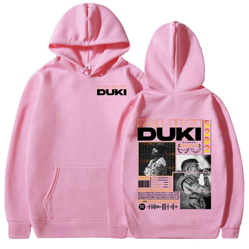 Rapper Duki Duki 5202 MIXTAPE 2025 Album Hoodies Men's Women Casual Oversized Sweatshirt Fashion Hip Hop Long Sleeve Pullovers