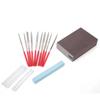 14 Pcs Guitar Repairing Tool Set Grinding Sponge Polishing Stone Fret Gauge File Set
