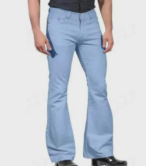 Herren 2024 Retro Schlaghose Freizeithose