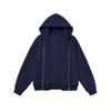 Unisex Color Block Zipper Cardigan Hoodie - Trendy Casual Autumn/Winter Jacket